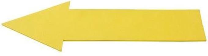 Sportec Bodemmarkering Pijl 36,5 Cm 5 Stuks Geel