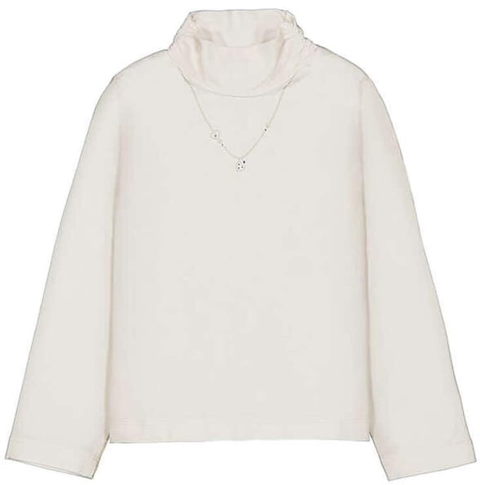 Mayoral kol T-shirtje ketting print