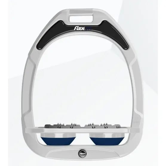 Platte Ultra Grip Stirrup Wit/Grijs/Marine Flex-On Green Composite