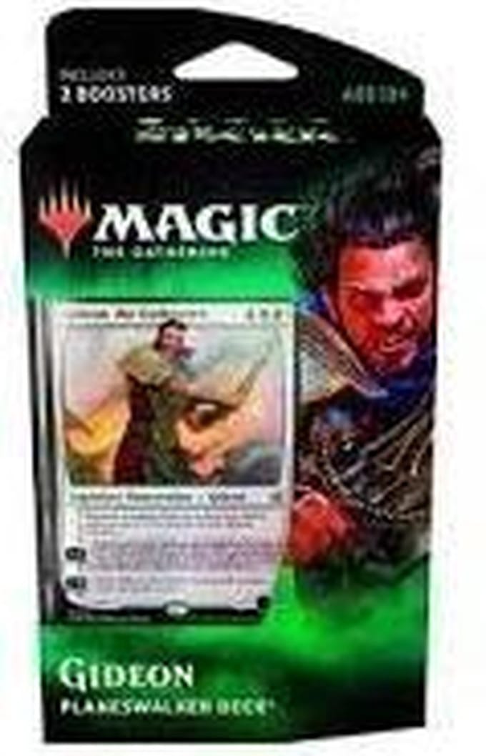TCG Magic The Gathering Planeswalker Deck - War Of The Spark - Gideon MTG