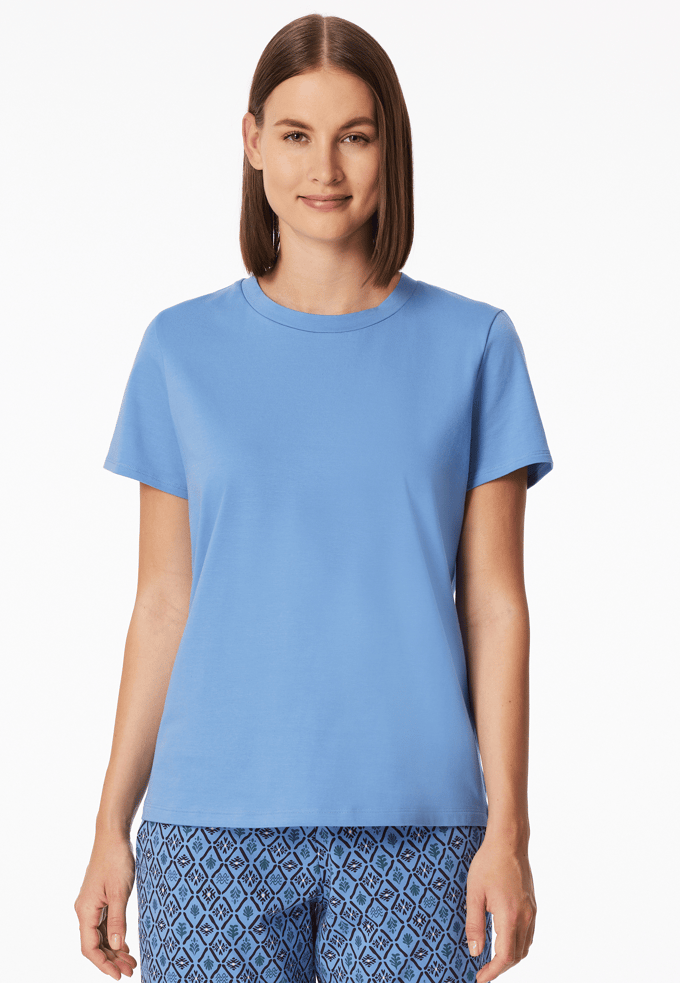 Shirt met korte mouwen, aquablauw - Mix+ Relax 34