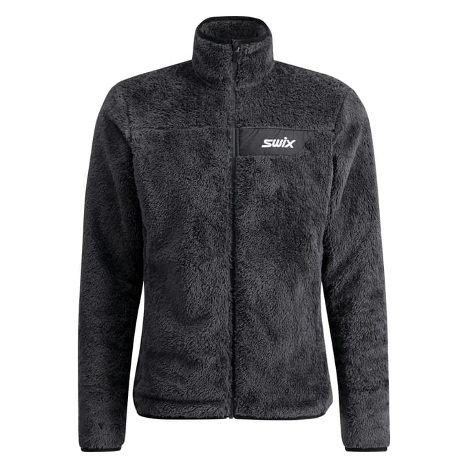 Swix Infinity Pile Fleece Met Volledige Rits Grijs L Man