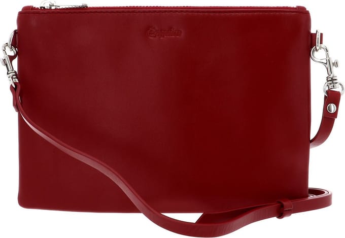 Esquire Koppeling Schoudertas Silk Small Crossbody Bag Red Rood
