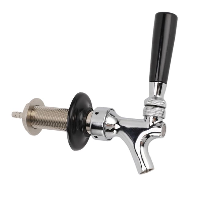 Robinet de bière pression réglable G5/8, régulateur de débit en laiton, facile à installer, robinet de bière réglable 2in gray