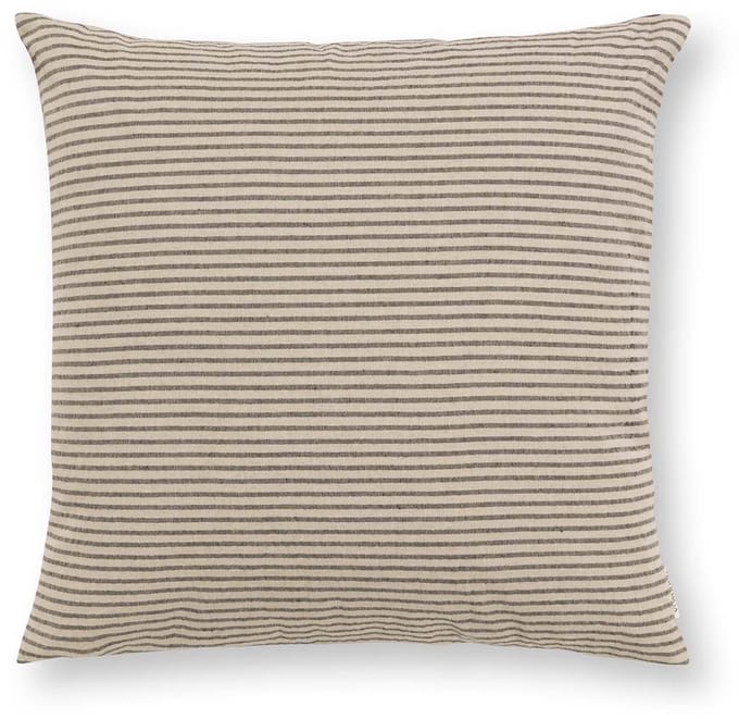 vtwonen Sierkussen - Gestreept - Kussen voor de Woonkamer - Beige - 50x50cm