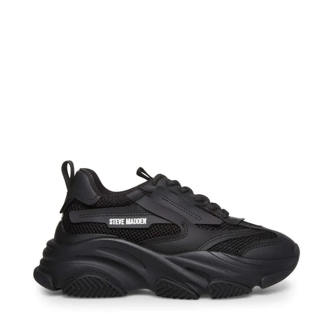 Steve Madden Possession Sneakers Laag - zwart - Maat 36