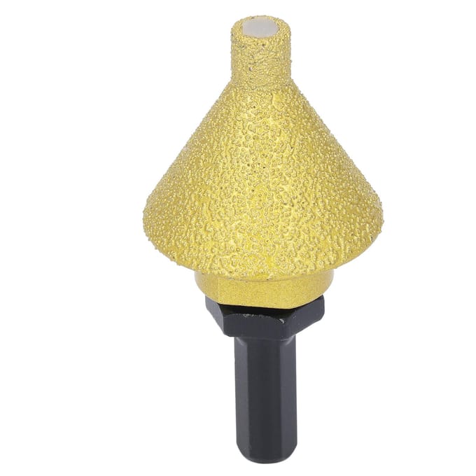 38 mm Diameter Diamant Afschuining Afschuinbit Conisch Slijpbit met M10 Stift voor Boren Verruimen Polijsten 50 Korrel