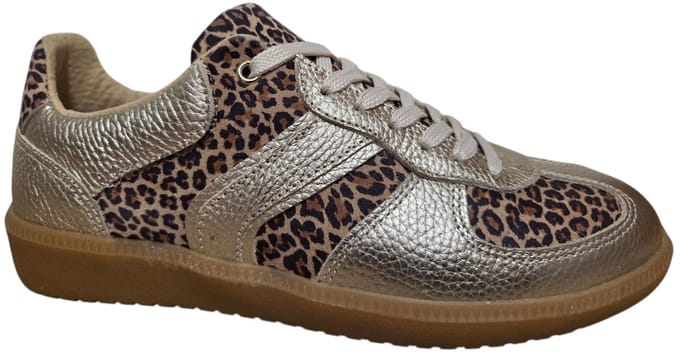 Bridge 26157827 laminando Leopard Sneakers Luipaard Leer Dames - Goud - 41