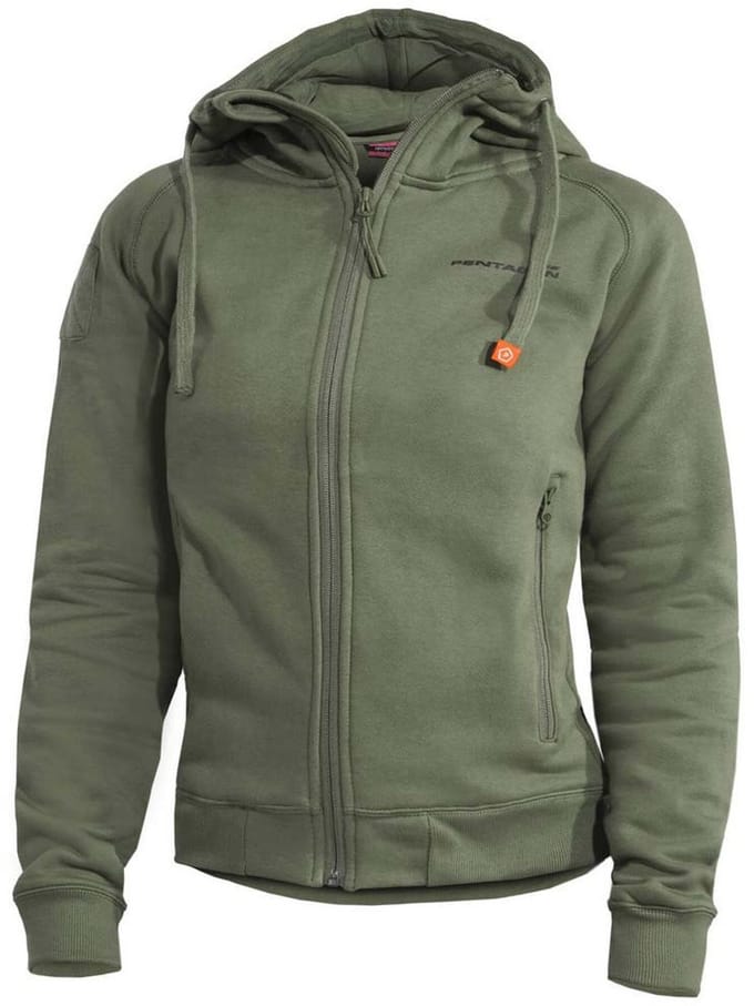 Pentagon Aphrodite Sweatshirt Met Rits Groen L Vrouw
