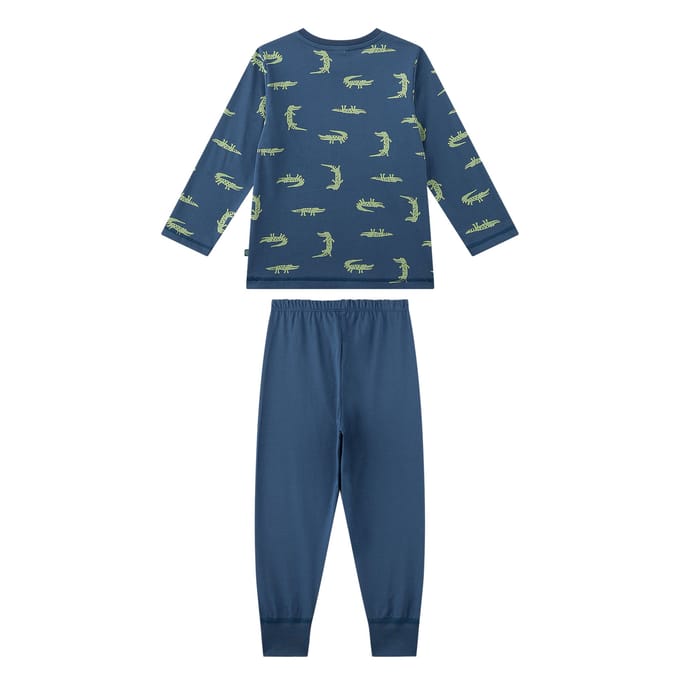 Sanetta Pyjama Schlafanzug Krokodil lang Kids