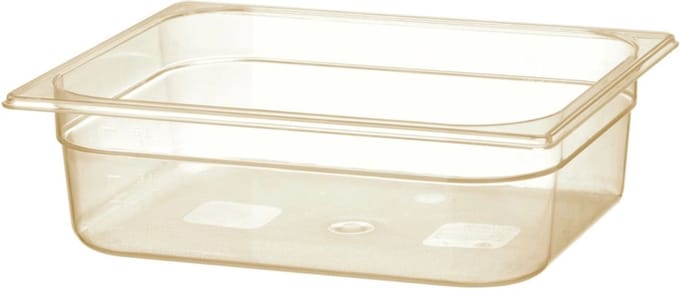 HENDI Gastronorm bak – hoge temperatuurbestendigheid – 6,1L – transparant – 325x265x100 mm