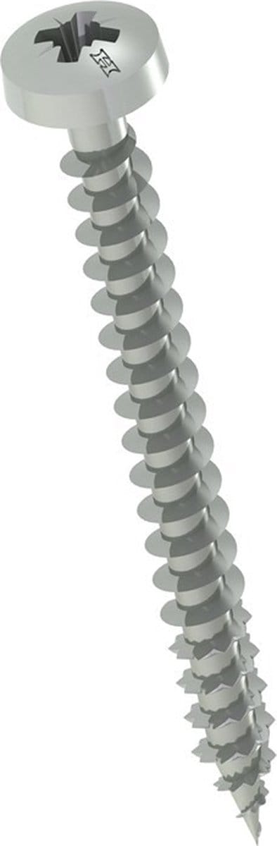 HECO spaanplaatschroef bolkop 3,5x16 pozidrive verzinkt - 200 stuks