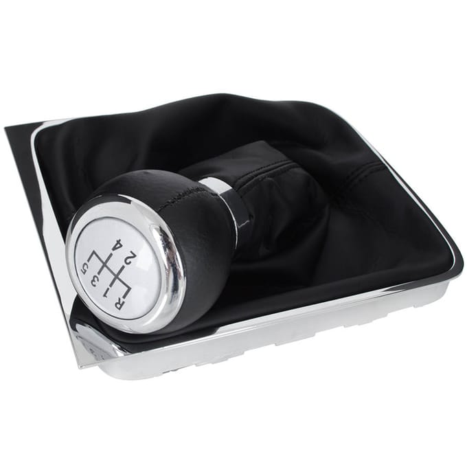 Modecar - Versnellingspookknop - VW Passat B6/B7/CC - Zilver/Chroom - 5 Versnellingen