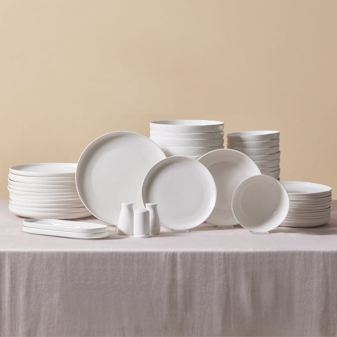 Karaca Streamline Favaro 53-Delig 12-Persoons Servieset Wit