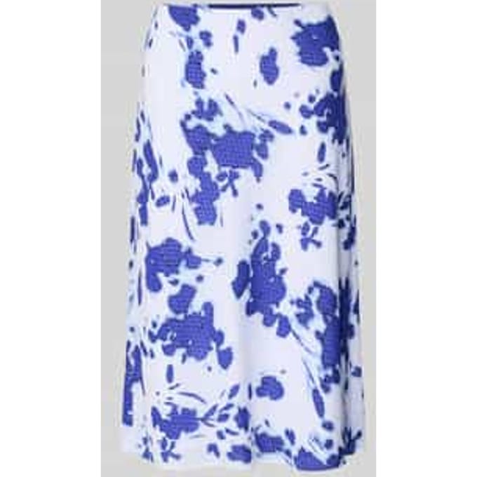 Midirok met structuurpatroon in all-over look