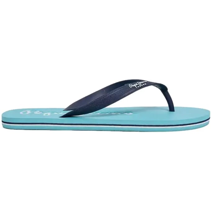 Pepe Jeans Bay Beach Party Slippers Blauw EU 42 Man