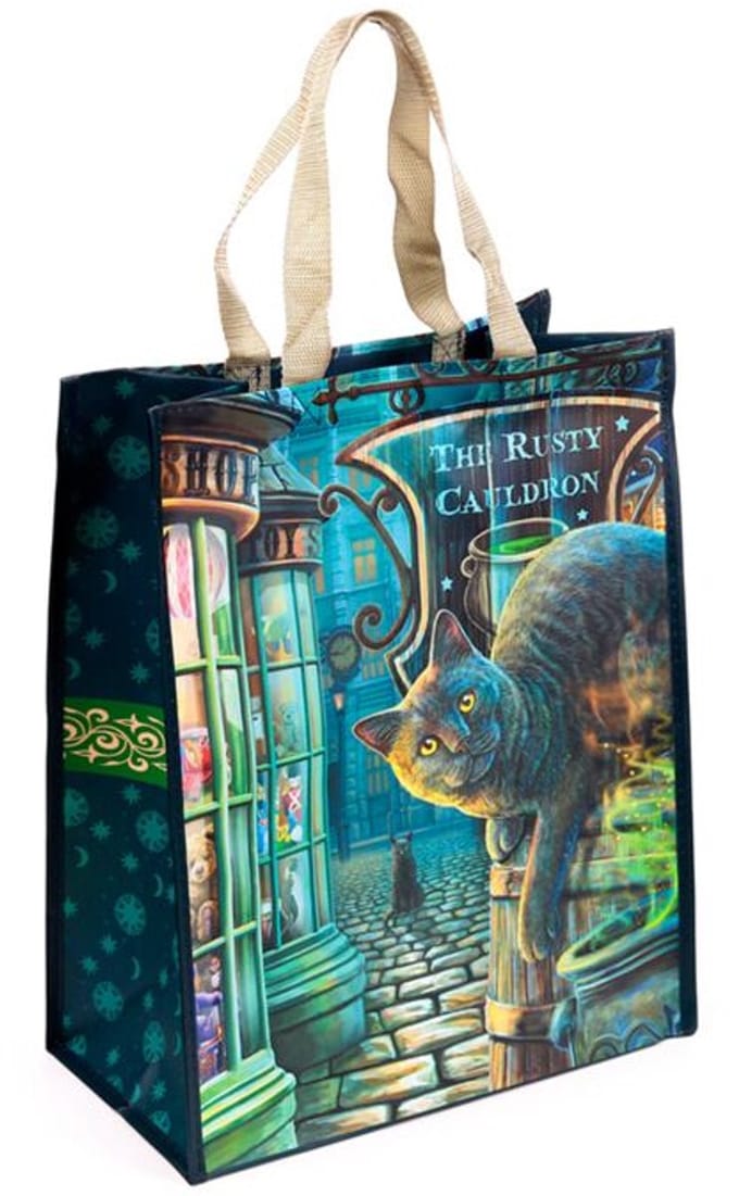 Tas Shopper - Lisa Parker The Rusty Cauldron Cat - Duurzaam - 40x33x17cm
