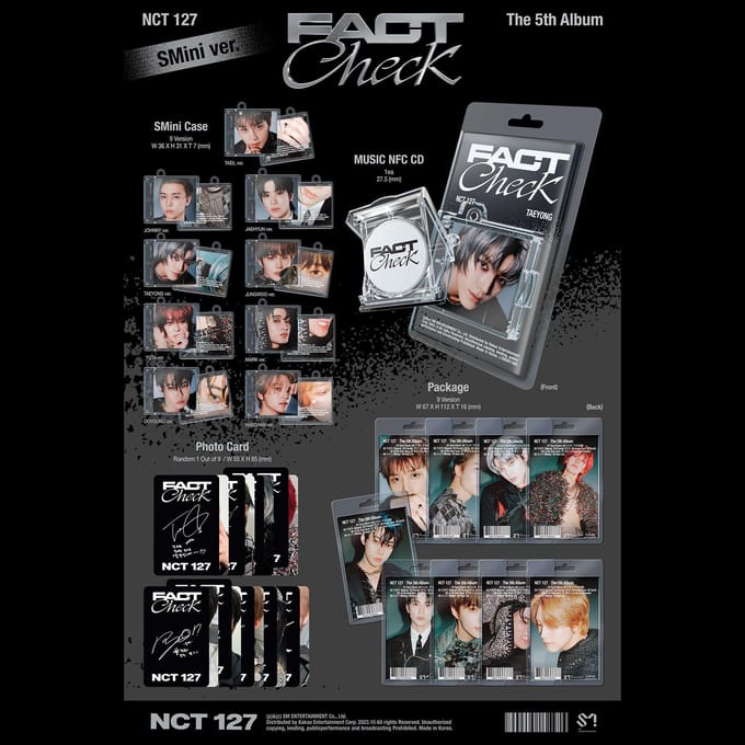 Fact Check =Vol.5 / Smini Version / Platform Album / 9 Versions=