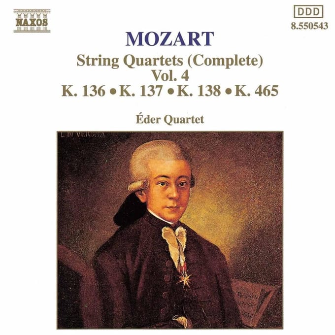 Eder Quartet - Mozart: String Quartets 4 (CD)