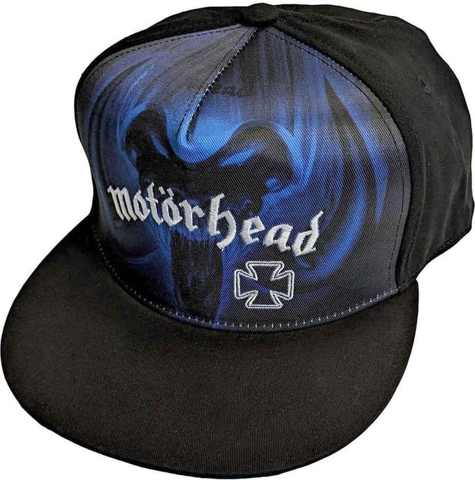 Motorhead - Rock 'N' Roll Blue Mono Snapback Pet - Zwart