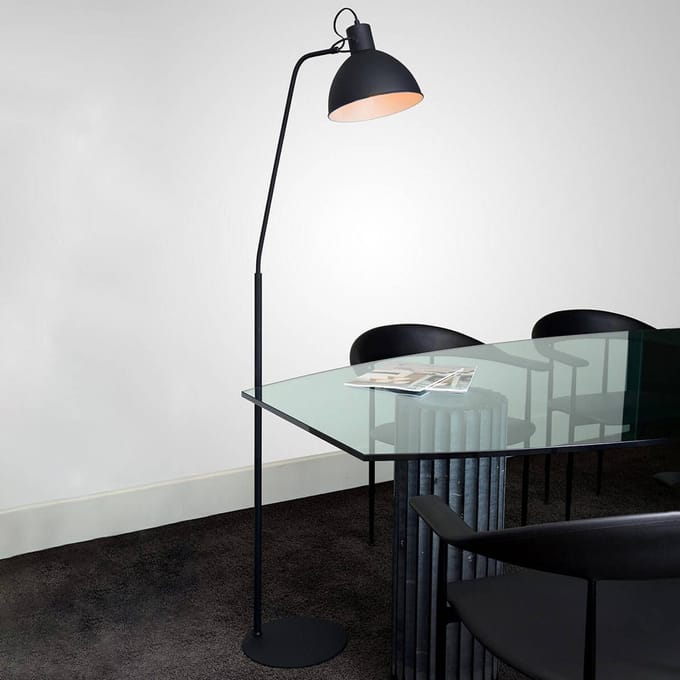 Lucide SHADI - Leeslamp - 1xE27 - Zwart