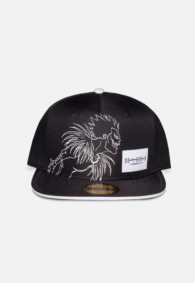 Death Note - Ryuk Graphic Snapback Pet - Zwart