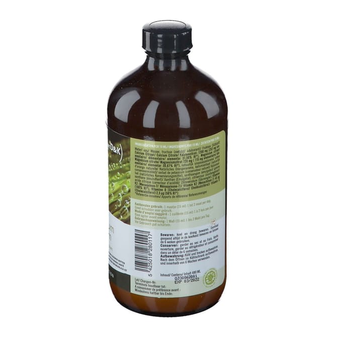 Nataos Key Nutrition Vloeibaar Calcium Magnesium 480 Oplossing