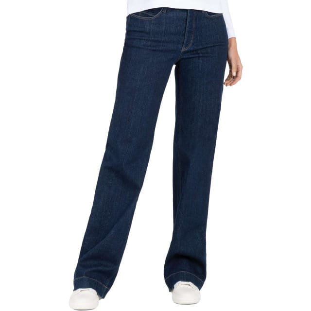 Wide leg jeans met 5-pocketmodel