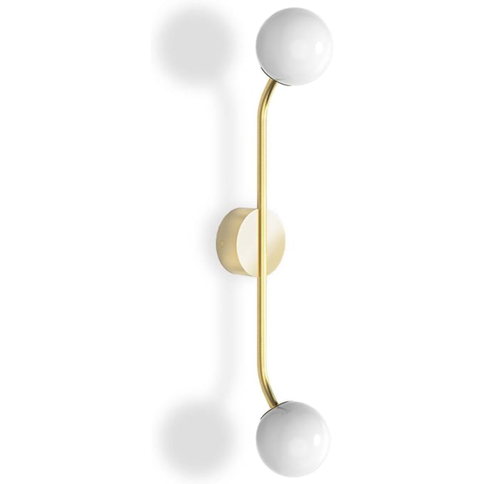 Decor Walther PEP Two wandlamp, goud mat, 2-lamps