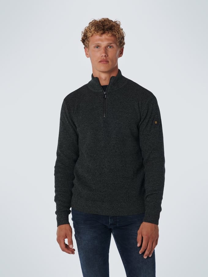 No Excess Mannen Pullover Dark Steel XXL
