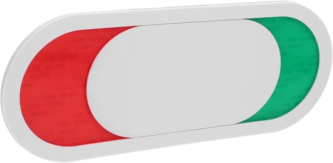 Niet Storen Deurbord - Privacy Indicator - Kantoor Privacy - Schuifbord Indicator - 26x10cm - Wit