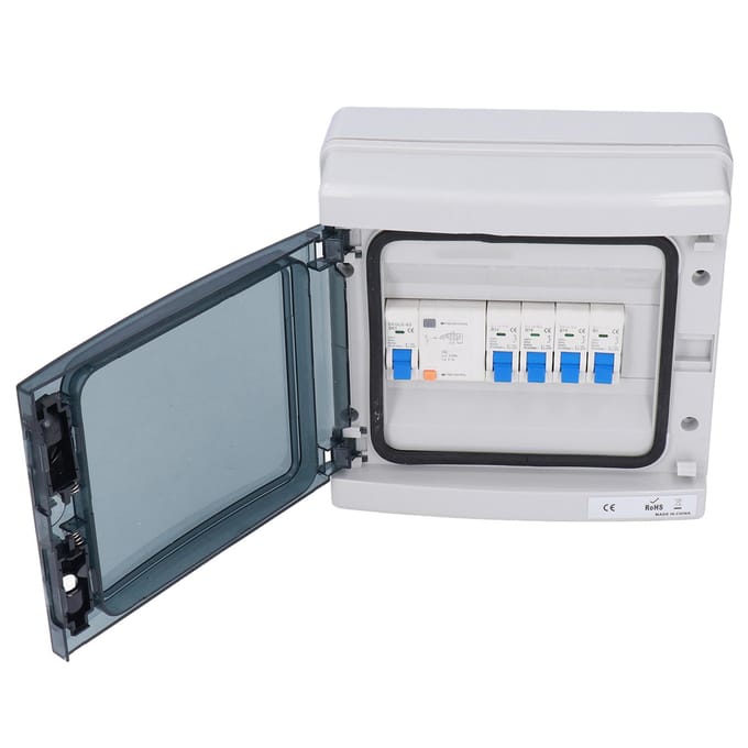 Weerbestendige Verdelingsdoos Waterdicht Europees 4 MCB Stroomonderbrekers voor Caravans 230V