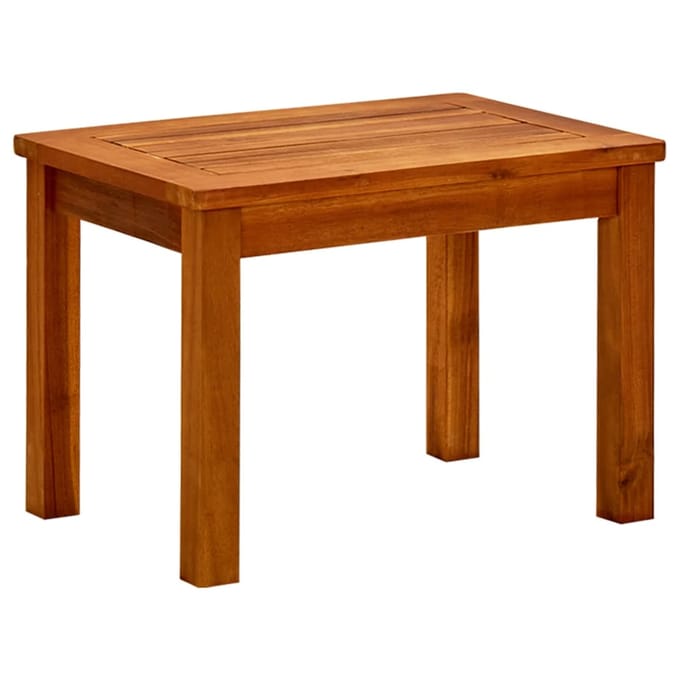 vidaXL - Tuintafel - 50x35x36 - cm - massief - acaciahout