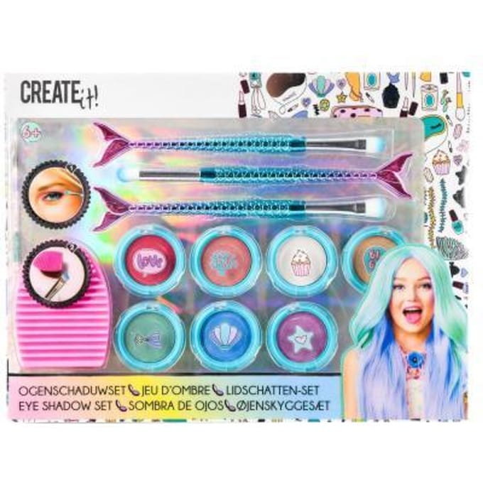 Create it! Oogschaduw 11dlg Mermaid Opmaken en sieraden