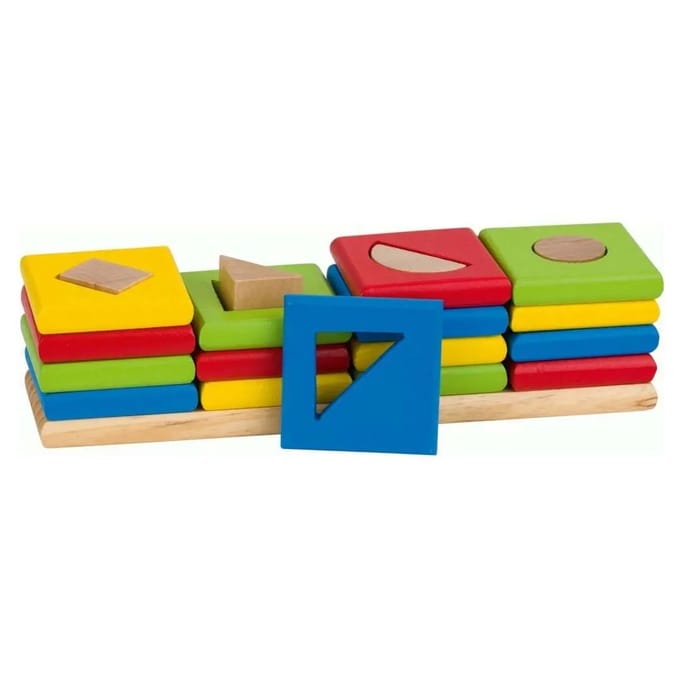 GOKI Sorteerbord - Kleuren En Vormen - Hout - Educatief - 2 Jaar
