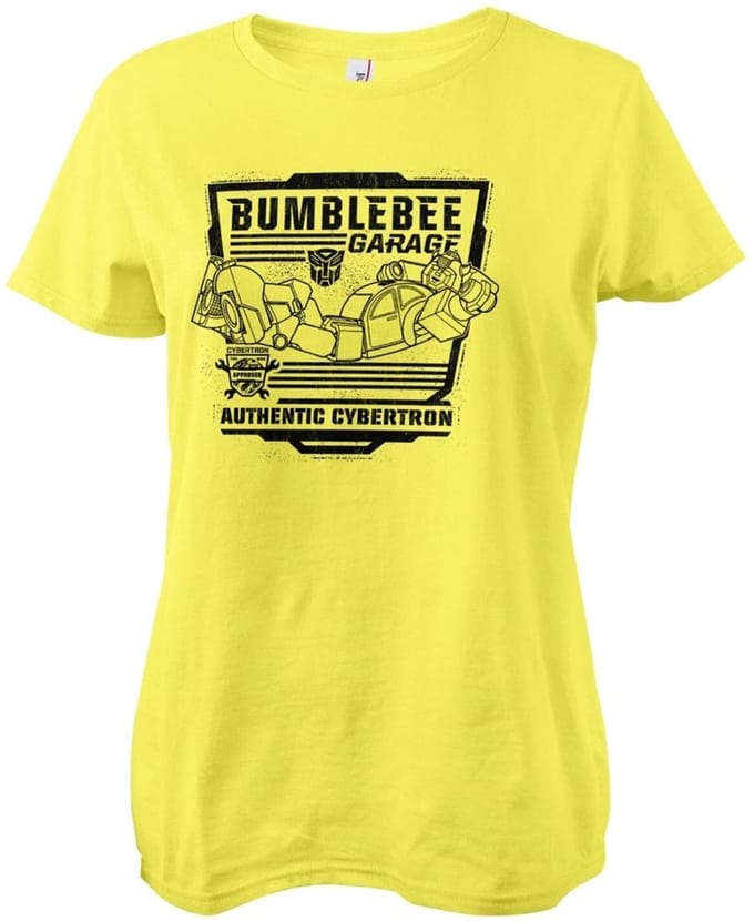 Transformers Bumblebee Garage -T-shirt voor dames, geel