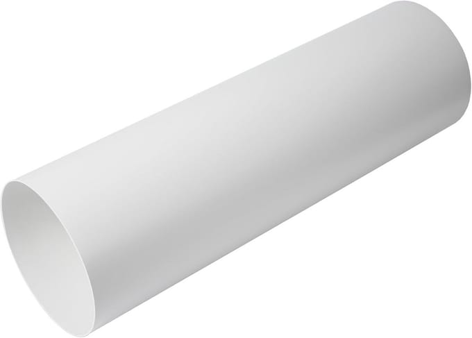 Ronde ventilatiebuis 150 mm diameter, 50 cm lang voor ventilatiesystemen