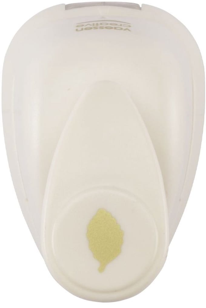 Vaessen Creative Pons - Figuurpons - Berkenblad - 10 x 8 mm