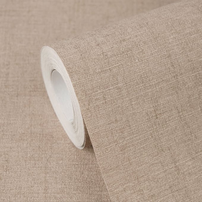 LICHT GLANZEND GEMÊLEERD BEHANG | Textiellook - Bruin - A.S. Création Cuba II