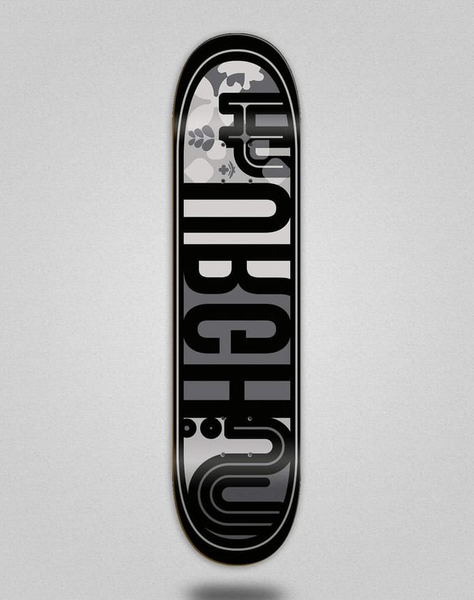 Skateboard Deck - Tabla Skate - Straat Tricks - Duurzaam Ontwerp - 8.25 Inch - Zwart