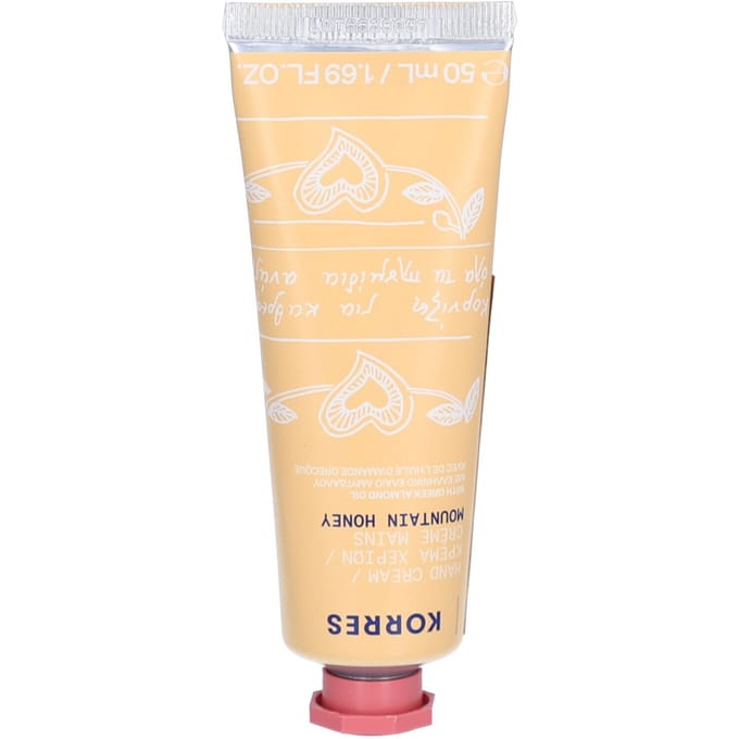 Korres Hydraterende Handcrème 50 ml (Geur : Honing uit de bergen)