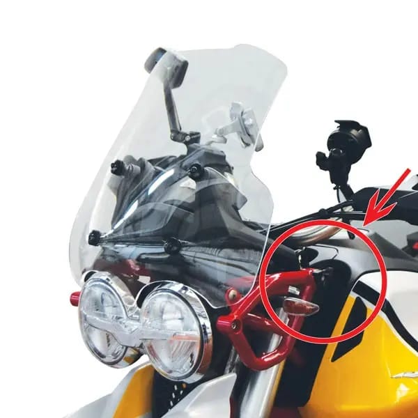 Motorfiets schroefset Isotta Moto Guzzi V85TT