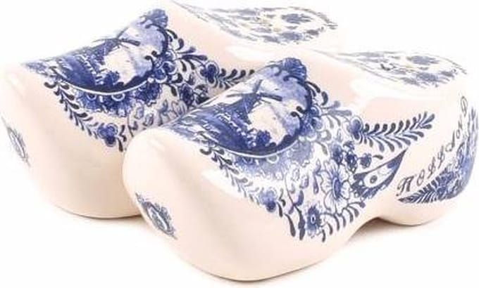 Matix - Peper en zout stel - klompen - Delftsblauw