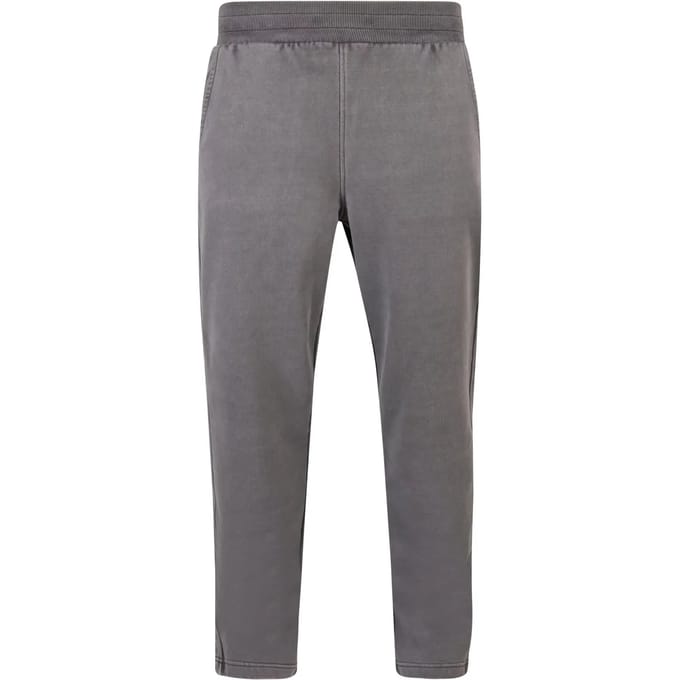 Urban Classics - Heavy Terry Garment Dye Slit Heren joggingbroek - M - Grijs