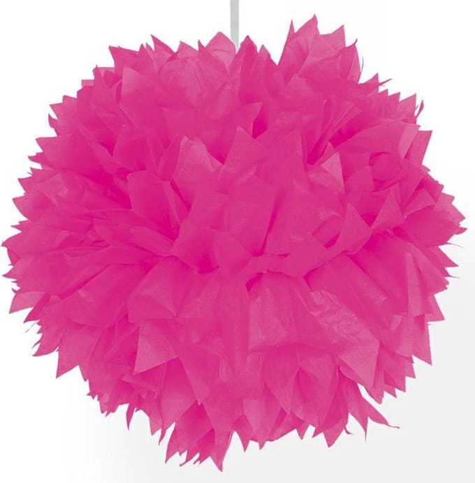Pompom 35 cm Fuchsia