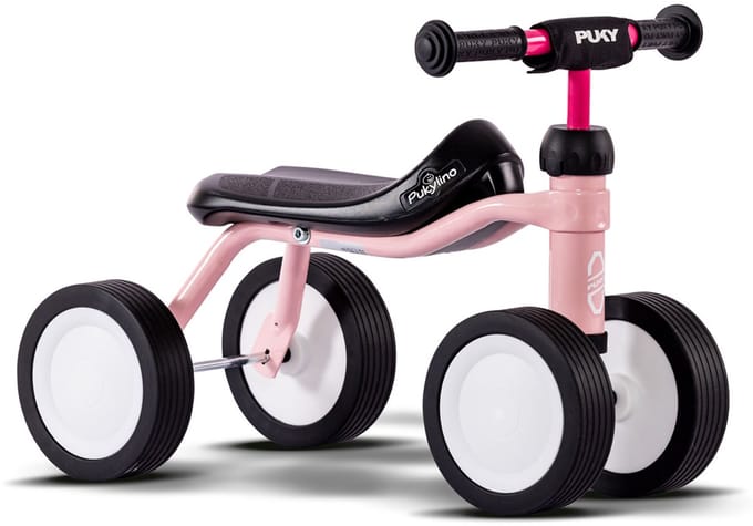 Loopfiets - Puky Pukylino Retro Pink - roze - stuurslotbegrenzer - vanaf 1 jaar
