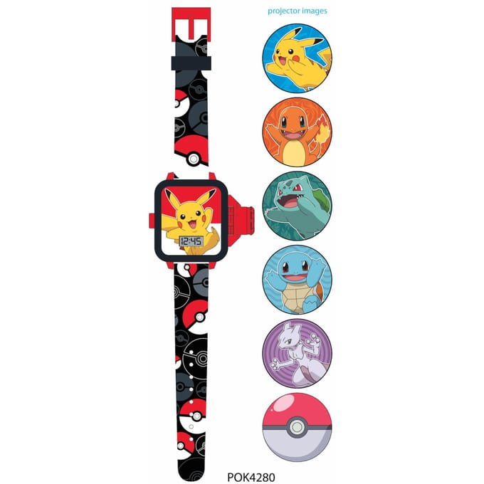 Pokémon Kinder LCD horloge met pojector