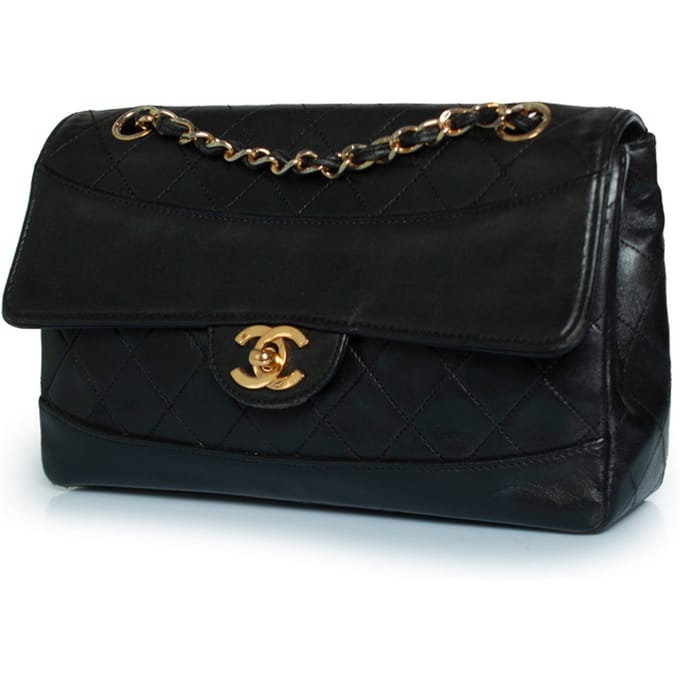 Chanel, klassieke flaptas in zwart