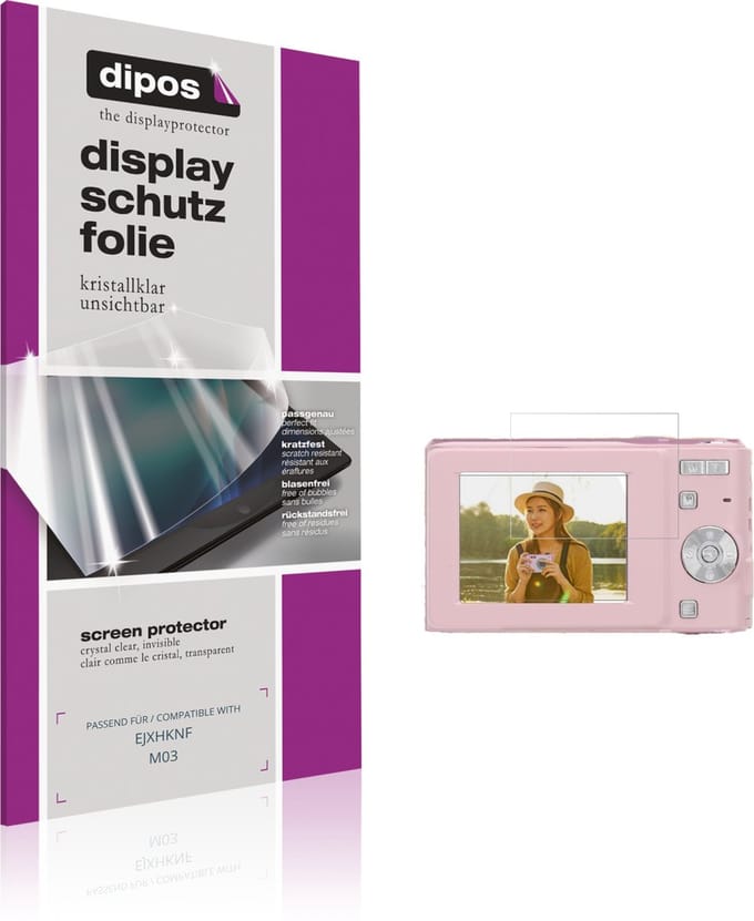 dipos – 4x Beschermfolie geschikt voor EJXHKNF M03 | Krasbestendige & heldere Screenprotector Ultra-Thin