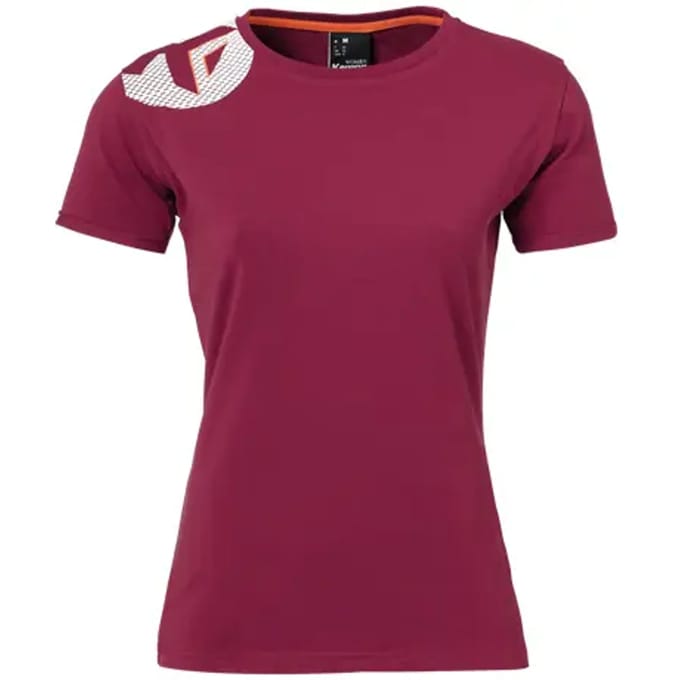 Kempa Core 2.0 T-Shirt Dames Diep Rood Maat XL